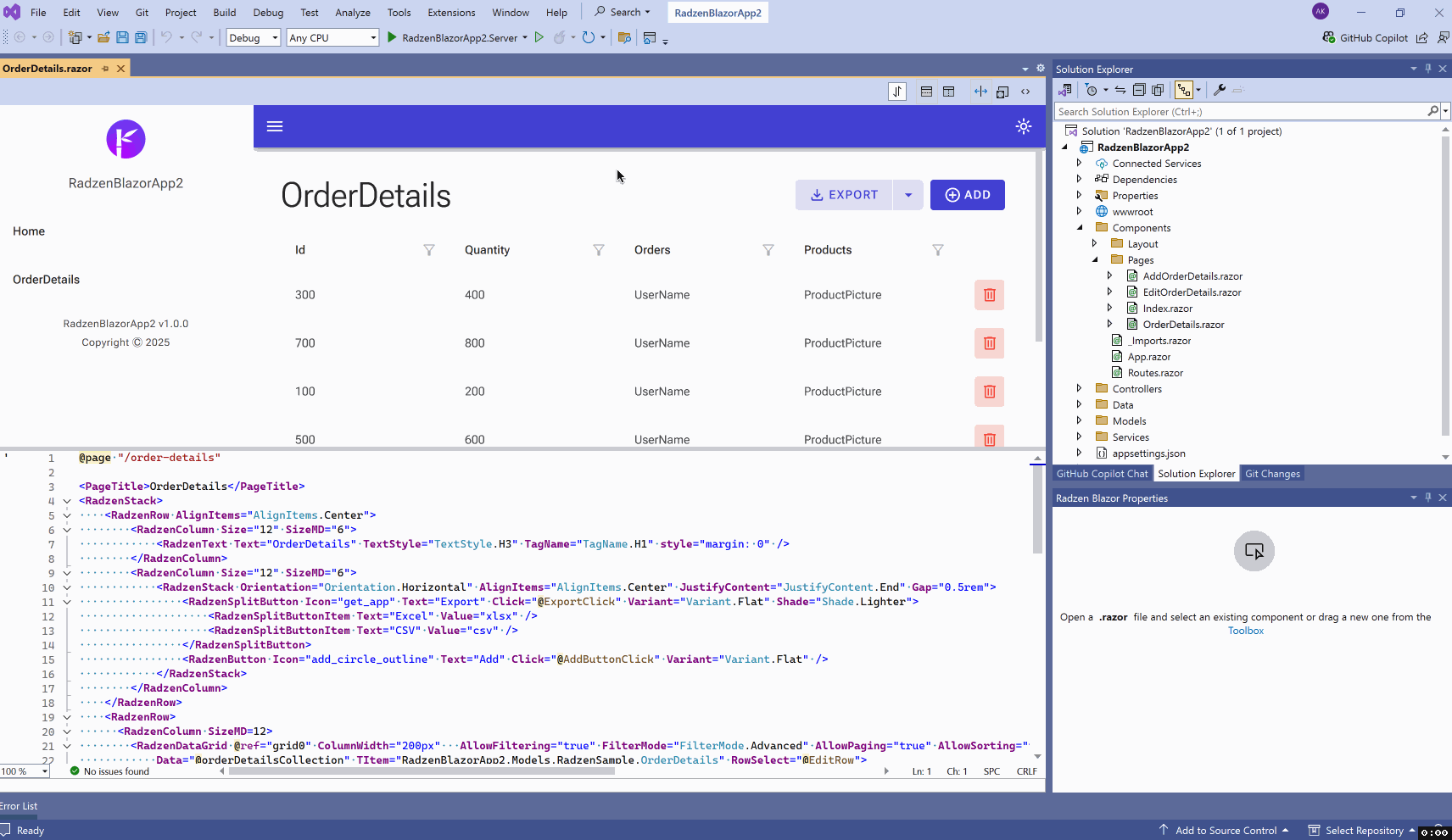 Copy and paste a component