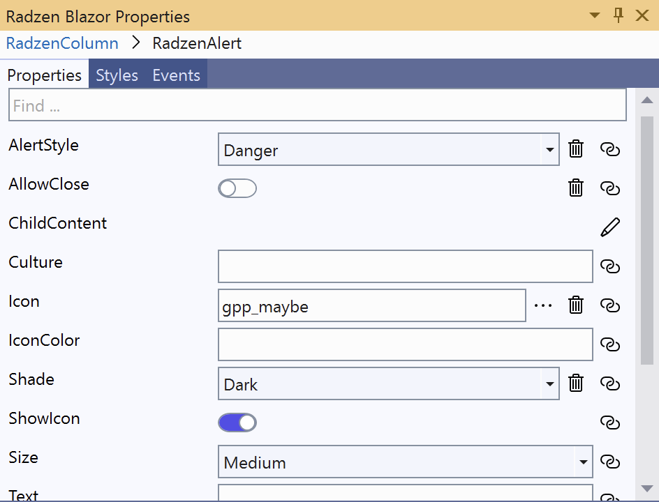 The Radzen Blazor Property Grid